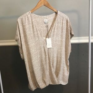 A NEW DAY | Neutral Tone Cheetah Blouse🐆